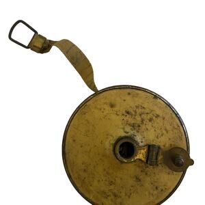Antique Lufkin Rule Co. 50ft Hand Winding Fabric Tape Measure